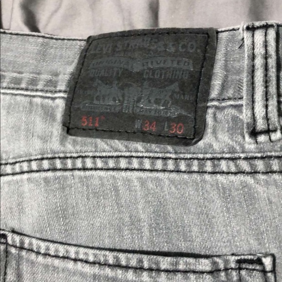 ❌SOLD 🌱 Vintage Levi’s 511 Gray jeans - Picture 2 of 5